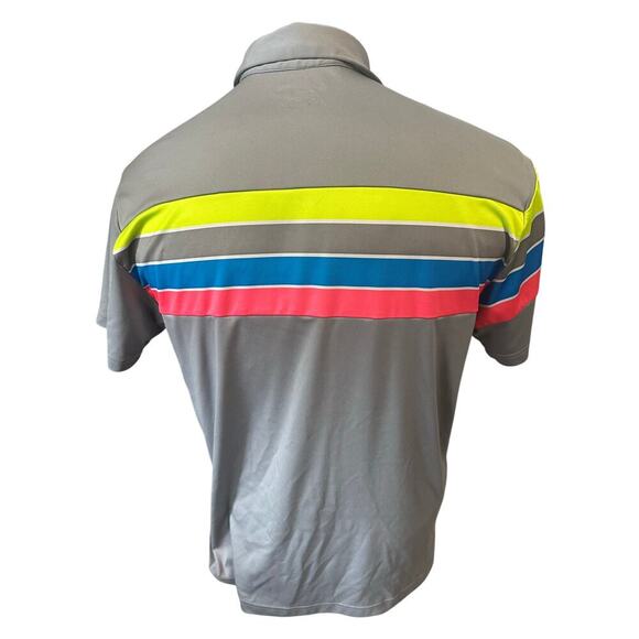 Under Armour HeatGear Mens Large Colorful Short Sleeve Polo - Picture 3 of 5